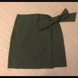Grey Loft Tie Waist Skirt